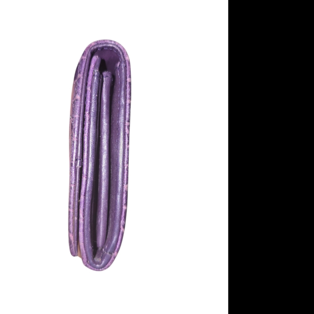 Miu Miu Crocodile Embossed Euc With Tags Purple - image 3